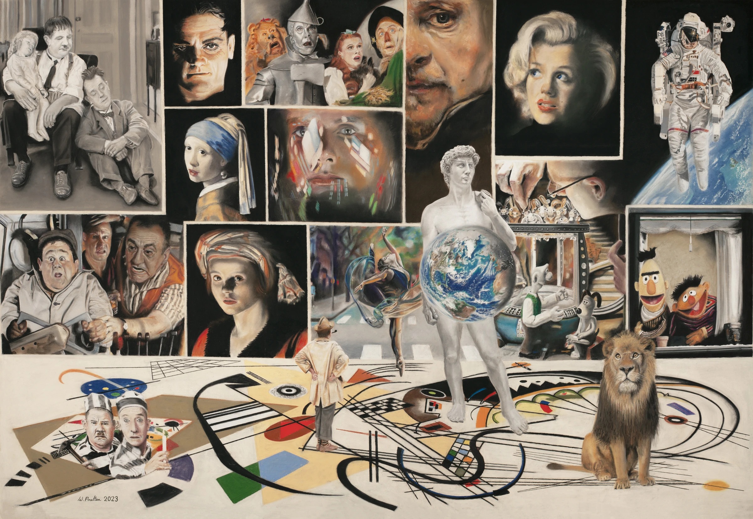 The Artist — a painting by Will Poulton